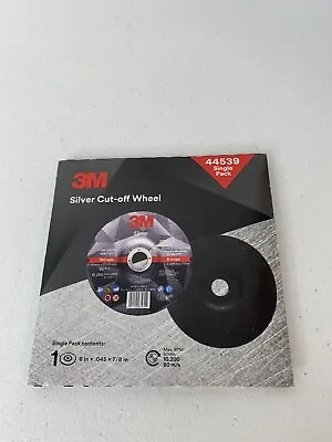 3M 44539 Silver Cut-off Wheel 6  X 0.045  X 7/8  - Ceramic Grain - NEW • $8.48