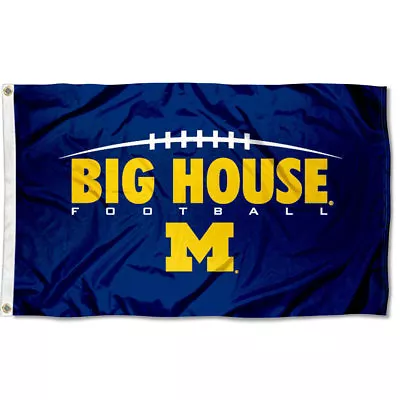 University Of Michigan Wolverines Flag UM Big House Large 3x5 • $32.95