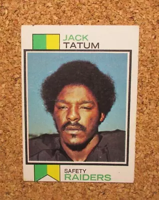 1973 Topps Football #288 Jack Tatum (Oakland Raiders) RC • $18