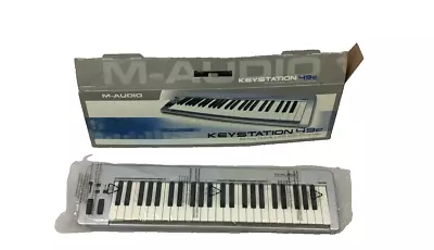 M-Audio Key Station 49e 49 Key Mobile USB MIDI Controller Silver Boxed • £39.99