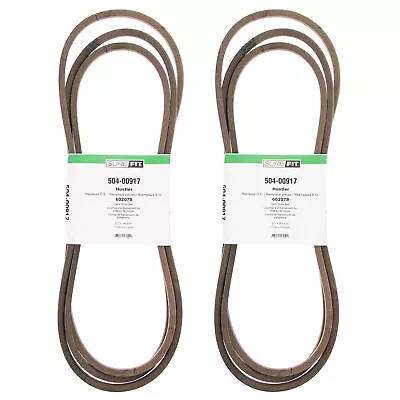 SureFit Deck Drive Belt 602078 Hustler 60  Cut Deck Z-4 Mid-Mount Lawn Mower 2PK • $34.95