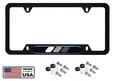 Toyota-Retro-HERITAGE-License-Plate-Frame-TRD-Offroad-Tacoma-FJ-Cruiser-4x4-GREY • $14.95