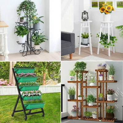 $39.92 • Buy 2022 Upgrade Flower Display Plant Stand Corner Shelf Storage Rack Indoor Outdoor