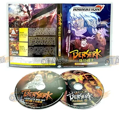 Berserk (season 1+2) - Complete Anime Tv Series Dvd (1-25 Eps) Ship From Us • $32.80