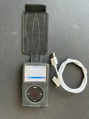 30 GB Ipod With Leather Carrier • $75