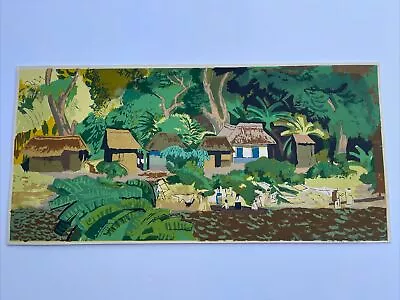 Millard Sheets Serigraph Tomazunchale Mexico Landscape Village Rare Signed 1950 • $2000