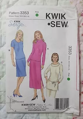 Kwik Sew 3353 Sewing Pattern Size Xs-Xl Skirt Tops  Uncut • $9