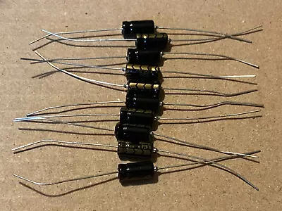 10pc Electrolytic Capacitor Axial 2000hr +105℃ RoHS 6.8uF 50V φ6x13mm Supertech • $5