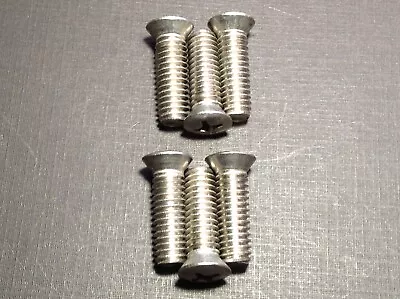 6pc 5/16-18 X 1 Jackson Phillips Oval Head Stainless Steel Machine Screws Chevy • $12.99