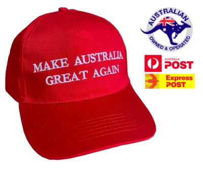 $21.50 • Buy Make Australia Great Again Hat MAGA Cap 2020 Aussie America AUS ANZAC Trump 