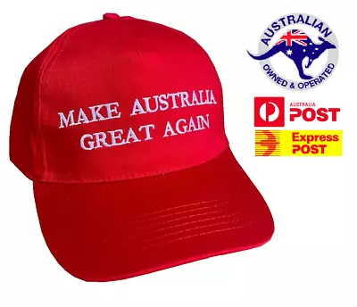 Make Australia Great Again Hat MAGA Cap 2020 Aussie America AUS ANZAC Trump  • $21.50