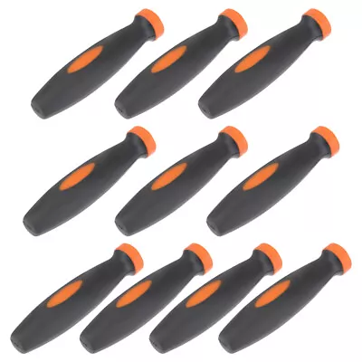 $8.27 • Buy 10PCS Durable Handle Wood File Handle Rubber File Handles Rubber File Handle