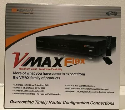 NEW! Digital Watchdog VMax Flex DW-VF8500G 8 Channel H.264 DVR 500GB Hard Drive • $52.50