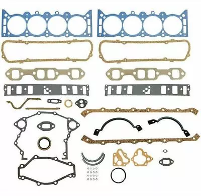 Holden 253 308 Full Gasket Set Red Blue & Black Motor Felpro Rope Rear Main Seal • $141.60