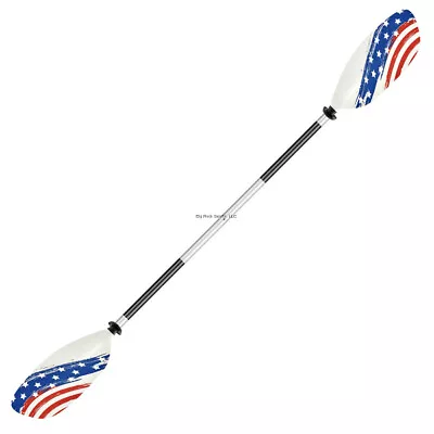 Kayak Paddle  USA Patriotic Kayak Paddle 210cm -  Propel  Alum  Drip Rings • $39.99