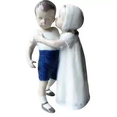 BING & GRONDAHL 1614 Porcelain Figurine I.P.I. Love Refused Boy Girl Denmark EUC • $125