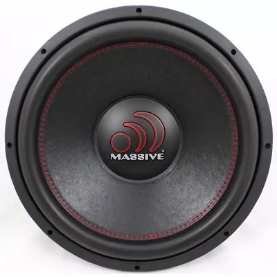 Massive Audio GTX 154 1400 Watts 15  Dual 4 Ohm Car Audio Subwoofer New • $118.11