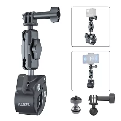 For GoPro 12 11 10 9  Camera Mount Bike Handlebar Seatpost Clamp 360 Rotary • $25.99