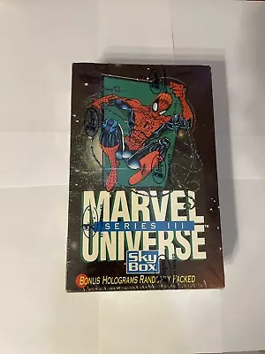 1992 SkyBox Marvel Universe Series III Trading Cards Box • $42.40