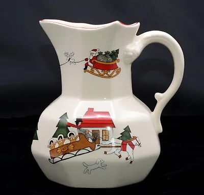 Masons Mason's Christmas Village SMALL HYDRA JUG / PITCHER 6.25   England Exc • $76