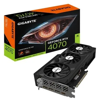 £574.98 • Buy Gigabyte RTX 4070 Graphics Card GeForce 12GB WINDFORCE OC