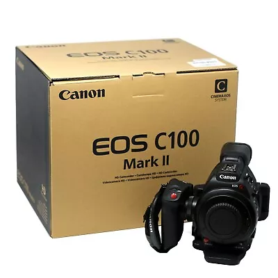 Canon C100 Mark II EOS Cinema Camera (EF-Mount) 2 Year Warranty UK NEXT DAY DEL • £1818