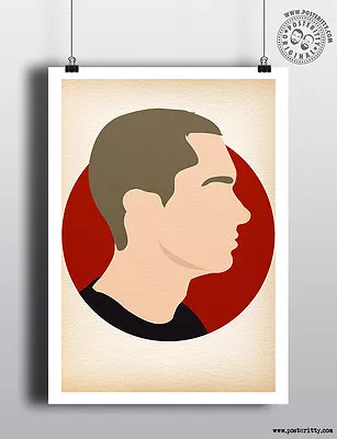 £4 • Buy EMINEM - Minimalist Hip Hop Heads Hair Poster Minimal Posteritty Art Marshall