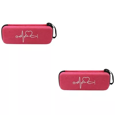  2 Pcs Charm Holder Student Gifts Stethoscope Portable Bag Medical Lab Equipment • £20.79