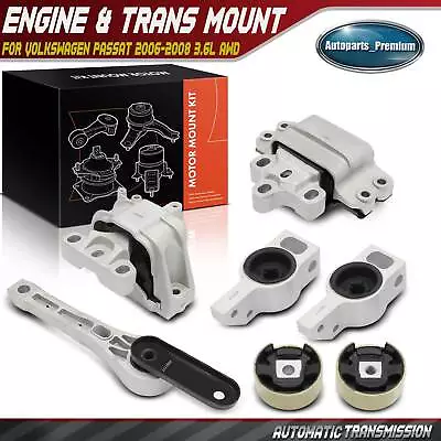 7pcs Automatic Trans Engine Mount For Volkswagen Passat 2006-2008 V6 3.6L AWD • $119.99