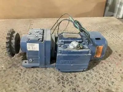 Sew-Eurodrive R37DRS71S4BE05HR 0.5HP Gearmotor 28RPM 61.18:1 1123lb/in • $275