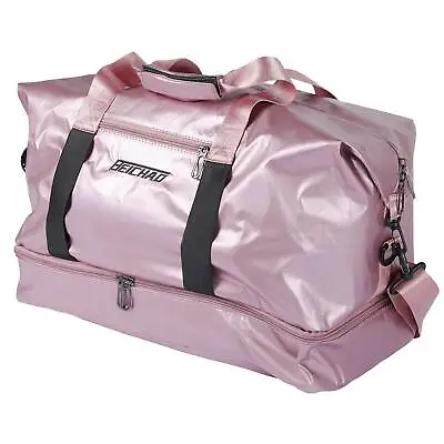 $22.99 • Buy Men Women PU Leather Carry On Luggage Bag Sport Gym Travel Duffle Overnight Bag