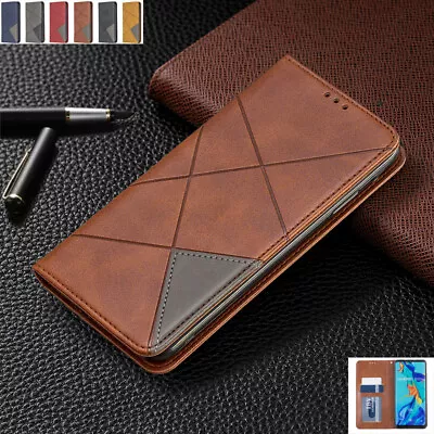 For Huawei P30 Pro Y6 Y7 Nova 3e Magnetic Flip Leather Wallet Stand Case Cover • $16.89