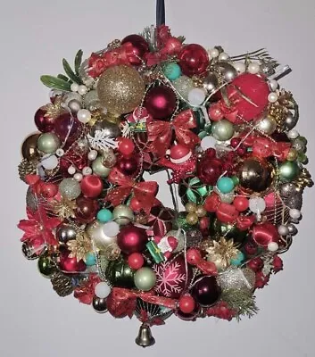 Handmade Christmas Bauble Wreath - 35cm X 35cm • £30