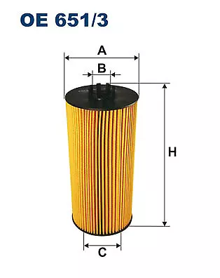 FILTRON OE 651/3 Oil Filter For KAMAZMERCEDES-BENZ MITSUBISHISETRA • $16