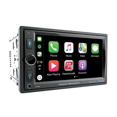 Power Acoustik Cp-650 2 Din Carplay Android Auto Media Bluetooth Car Stereo Usb  • $89.98