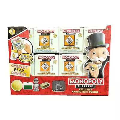 Monopoly Surprise Collectible Tokens - Surprise Unboxing! 16 Pack W/ Display • $59.99