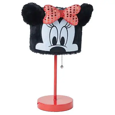 Minnie Mouse Plush Shade Stick Lamp Purple 15  H X 7  W • $23.73