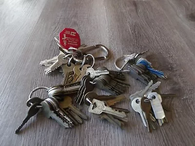 Vintage Large Lot Of Old House Car Pad Lock Keys #1 • $13.08