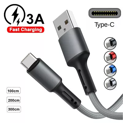 $7.69 • Buy USB Type C Fast Charging Cable Data Syn Lead For Samsung S23 S22 S21 S20 FE S10