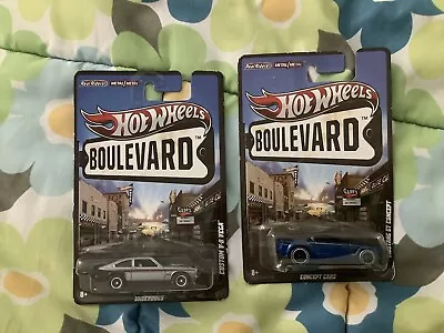 Hot Wheels Boulevard Lot 2 Mustang GT Concept & Custom V-8 Vega • $25.99