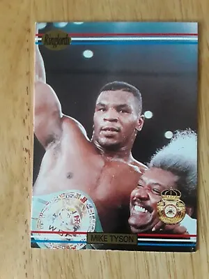 1991 Ringlords Boxing Mike Tyson Sample Card • $30