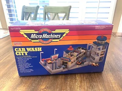 Vintage Micro Machines Car Wash City Original Box Only EMPTY BOX 1988 • $29.99