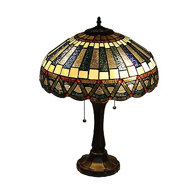 $150.25 • Buy RADIANCE Goods Tiffany-style 2 Light Mission Table Lamp 16  Shade