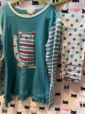 NAARTJIE 2 Pc Teal Set TUNIC DRESS & LEGGINGS Pants Size 9 Years XXXL • $45