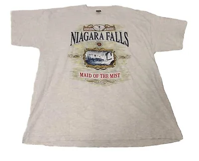 Vtg Natural Wonders Niagra Falls Maid Of The Mist Mens T Shirt Size 2XL Graphic • $19.99