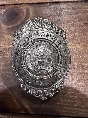 Vintage Fulton County Indiana Special Deputy Sheriff Badge  • $75