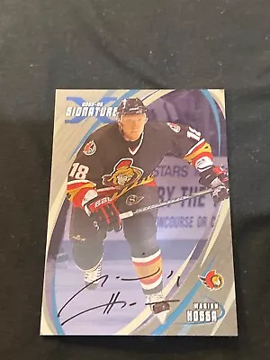 Marian Hossa 2003 Itg In The Game Auto Autograph • $2