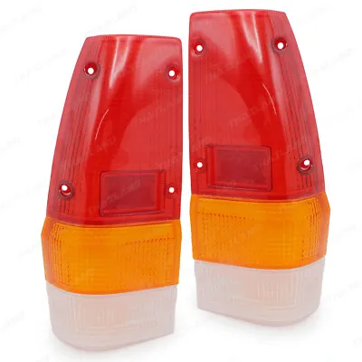 For Mitsubishi L200 Cyclone Mighty Max Pick Up 1978 - 86 Pair Tail Light Lens • $55.68