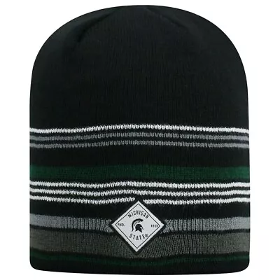 Michigan State Spartans Beanie Uncuffed Winter Knit Hat Cap Toque NEW • $13.99