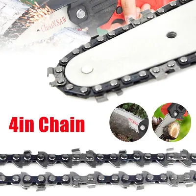 4  Inch 28 Drive Links Mini Chainsaw Saw Chain Parts Tool Chainsaw Blade • £4.35